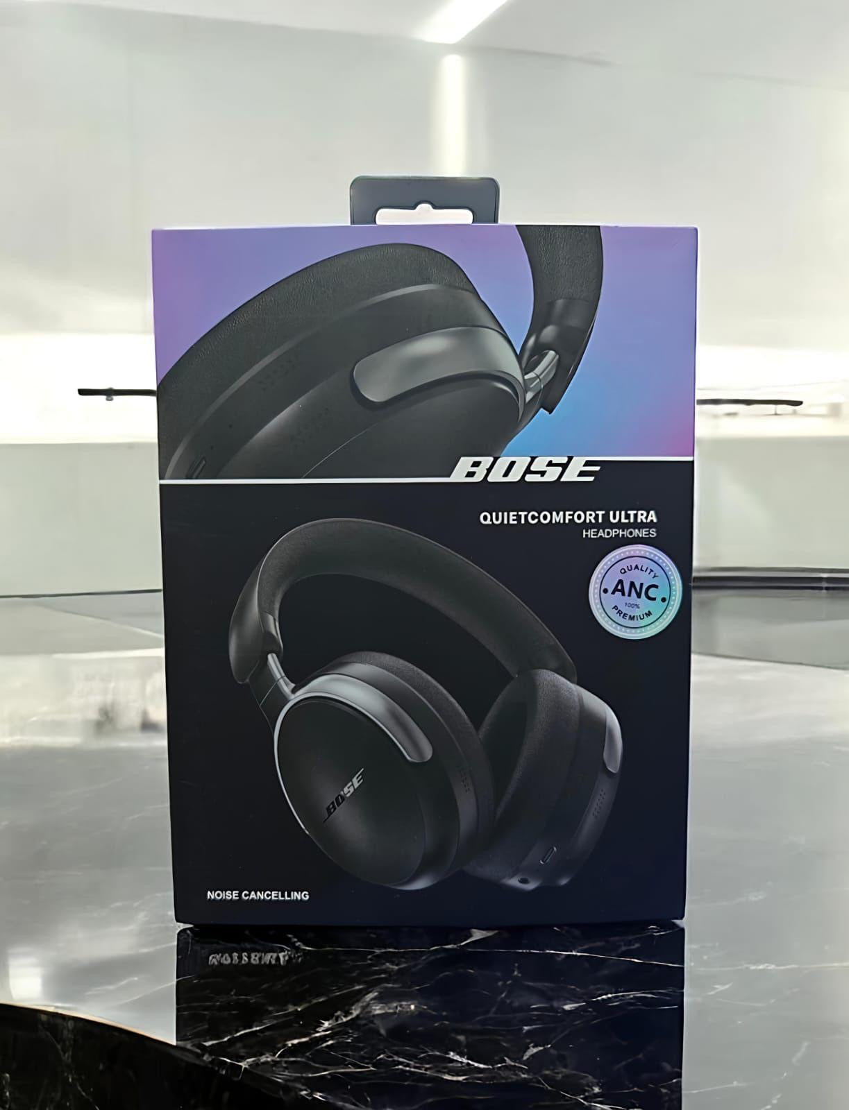 Premium Wireless Noise-Cancelling Headphones - Black