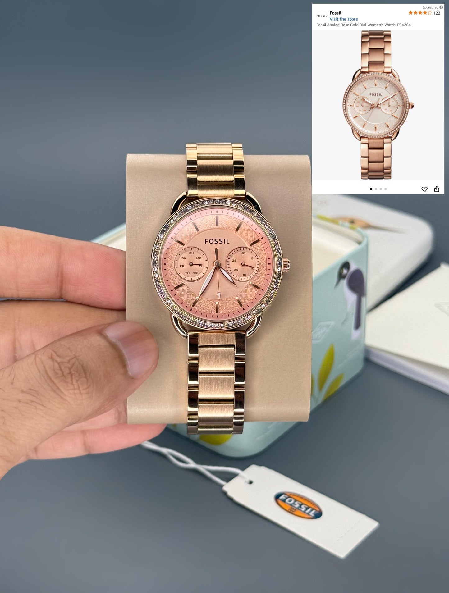 Tailor Women’s Rose Gold Analogue Watch