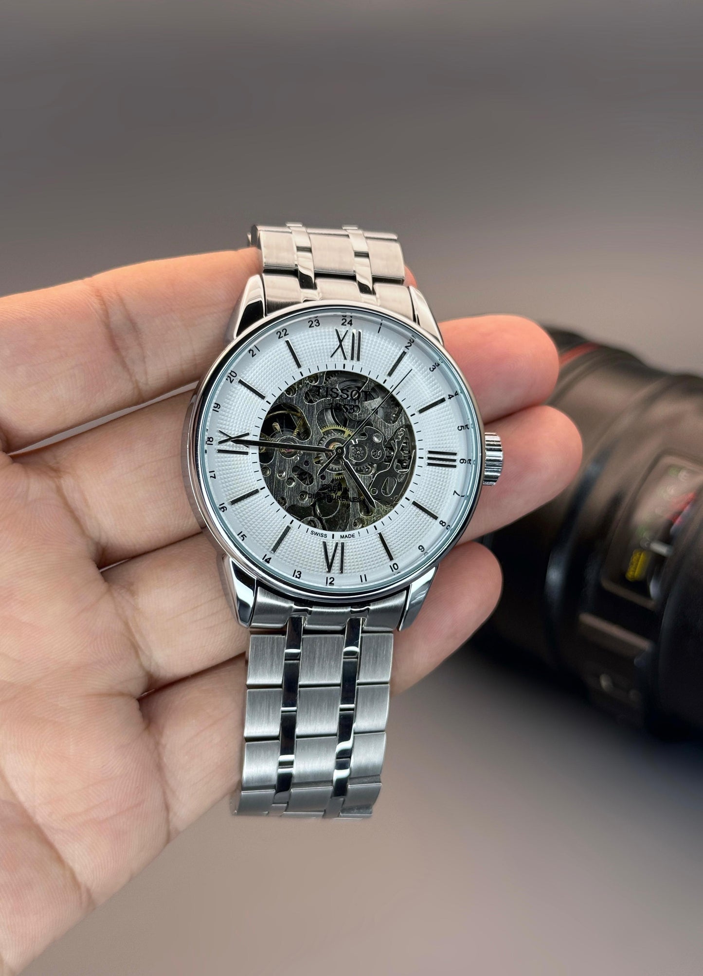 Open Dial Classic Design - Premium Men's Mechanical Watch