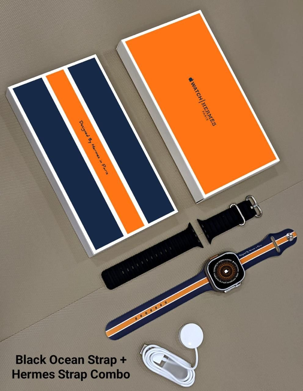 SMART-WATCH ULTRA 2 HERMES EDITION 1:1 BT CALLING 2023