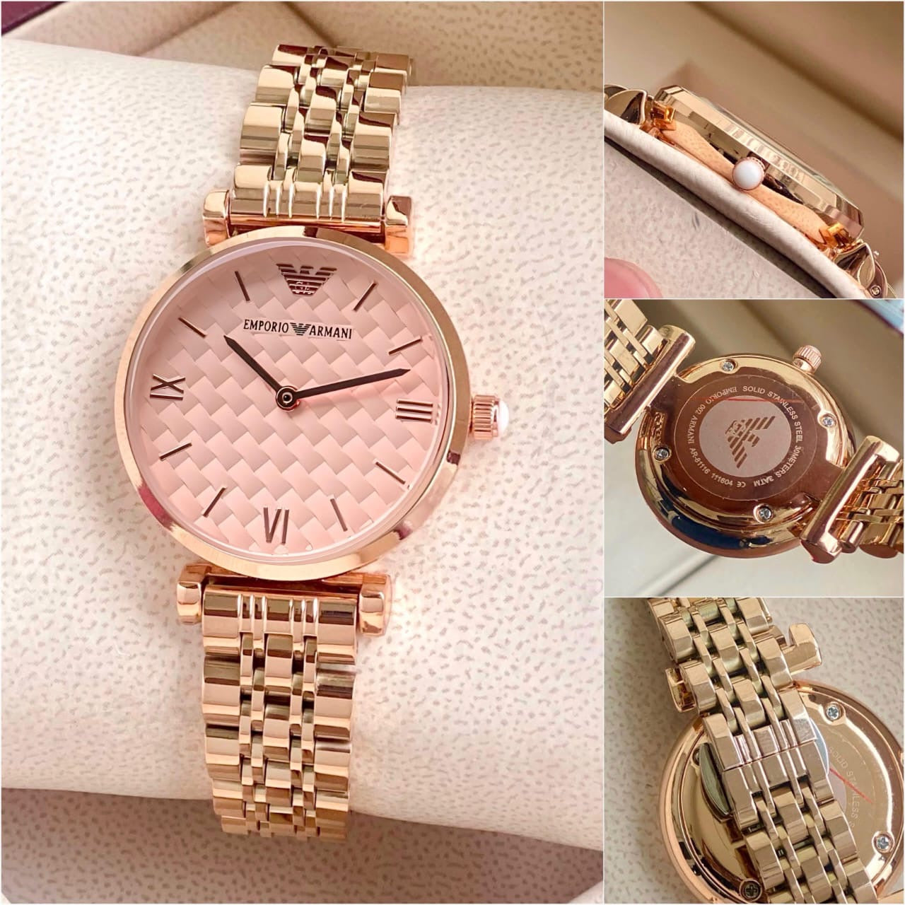 Elegant Round Dial and Quartz movement Ladies Watch