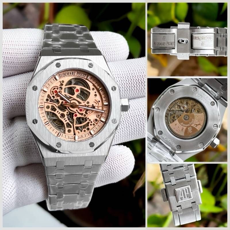 Experience rugged elegance with this stunning stainless steel timepiece