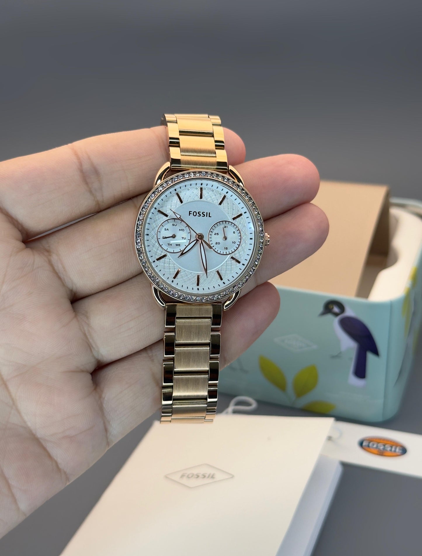 Tailor Women’s Rose Gold Analogue Watch