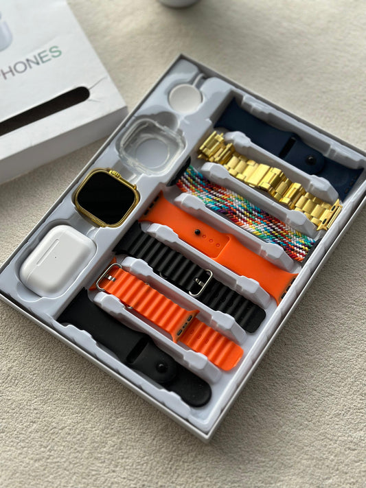 Smartwatch 10in 1set - i20 Ultra Max Suit Combo