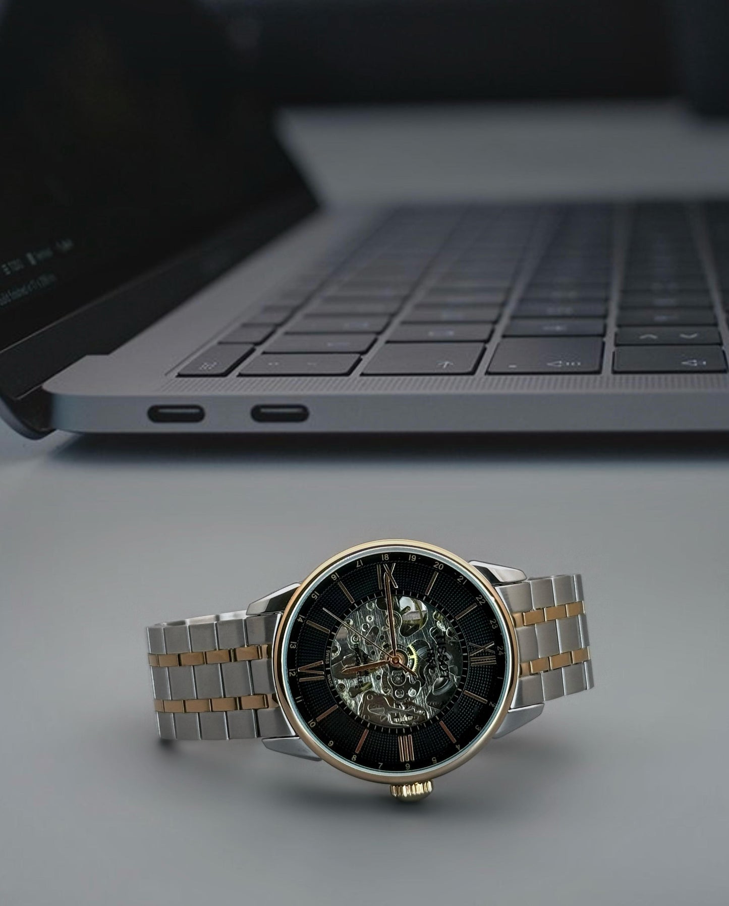 Luxury Automatic Open Heart Watch for Men