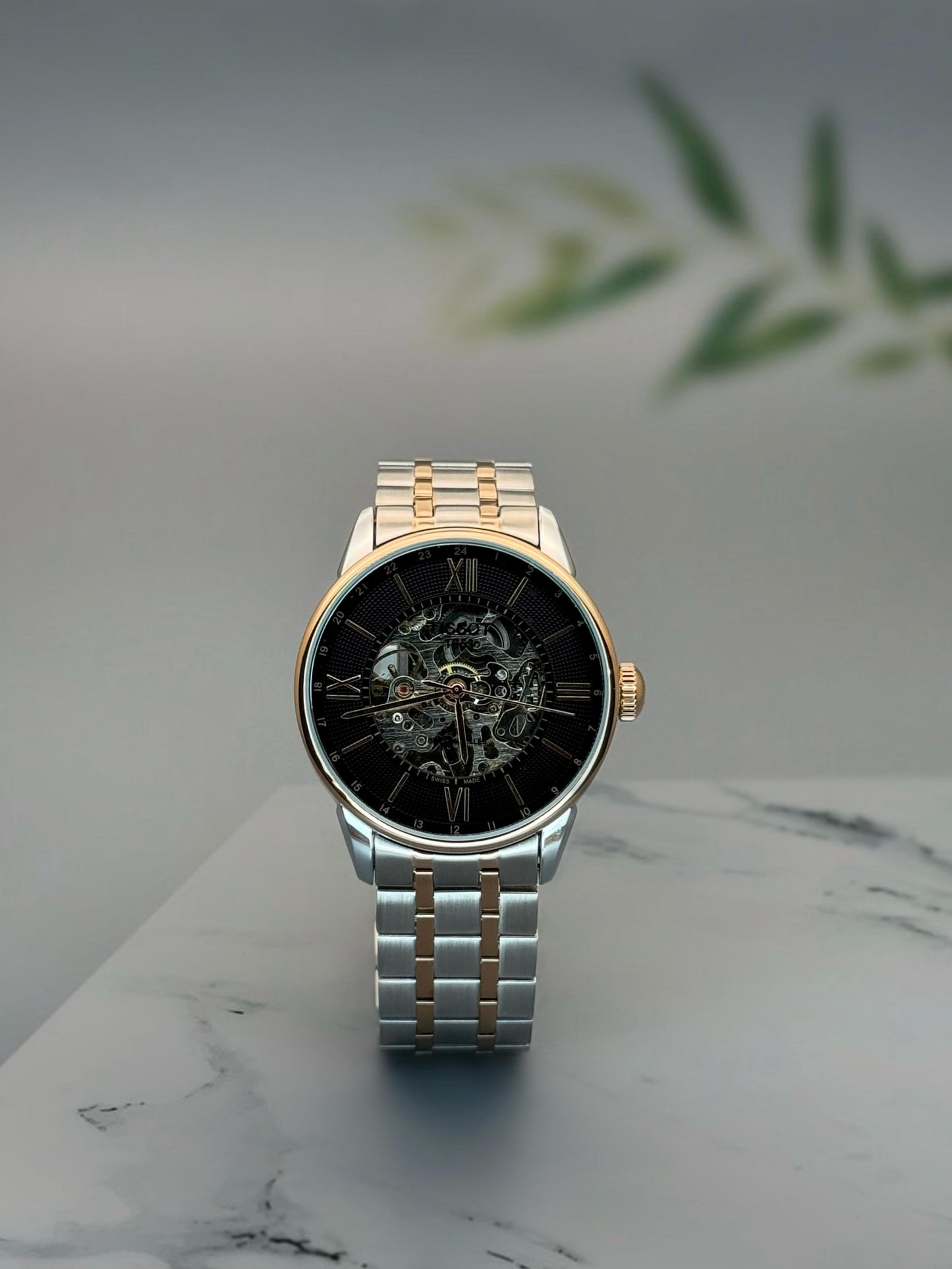 Luxury Automatic Open Heart Watch for Men