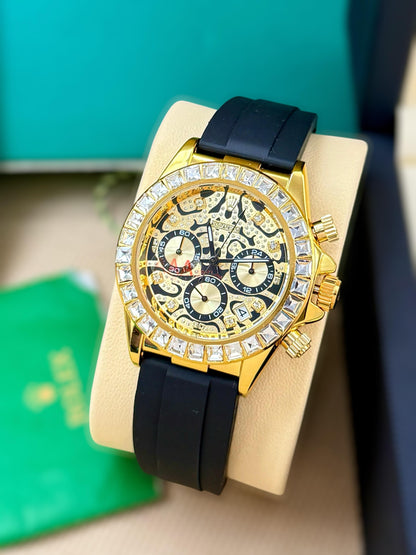 Elevate your style with this stunning men's diamond watch