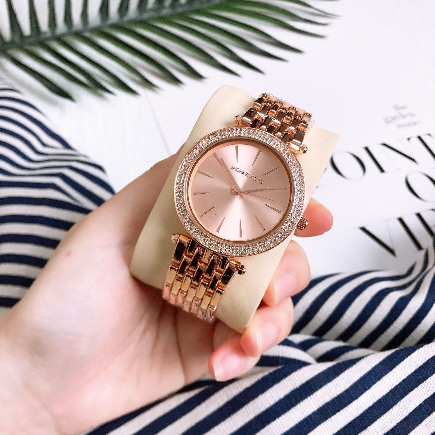 Stunning Rose Gold Watch For Girls