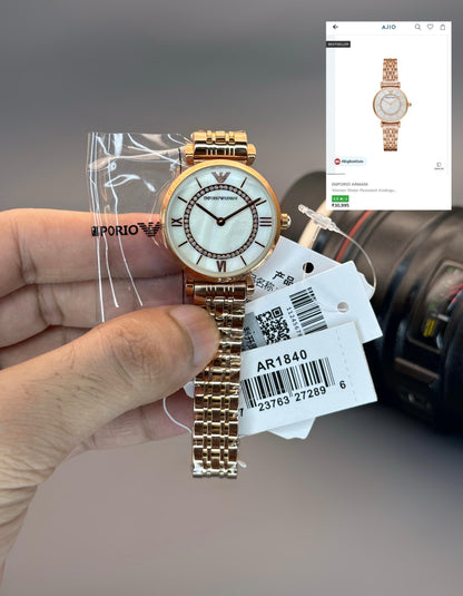 Luxury Ladies Watch – Premium 7A Quality | White Dial Edition