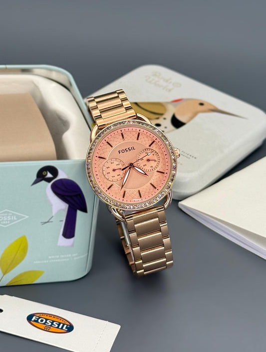 Tailor Women’s Rose Gold Analogue Watch