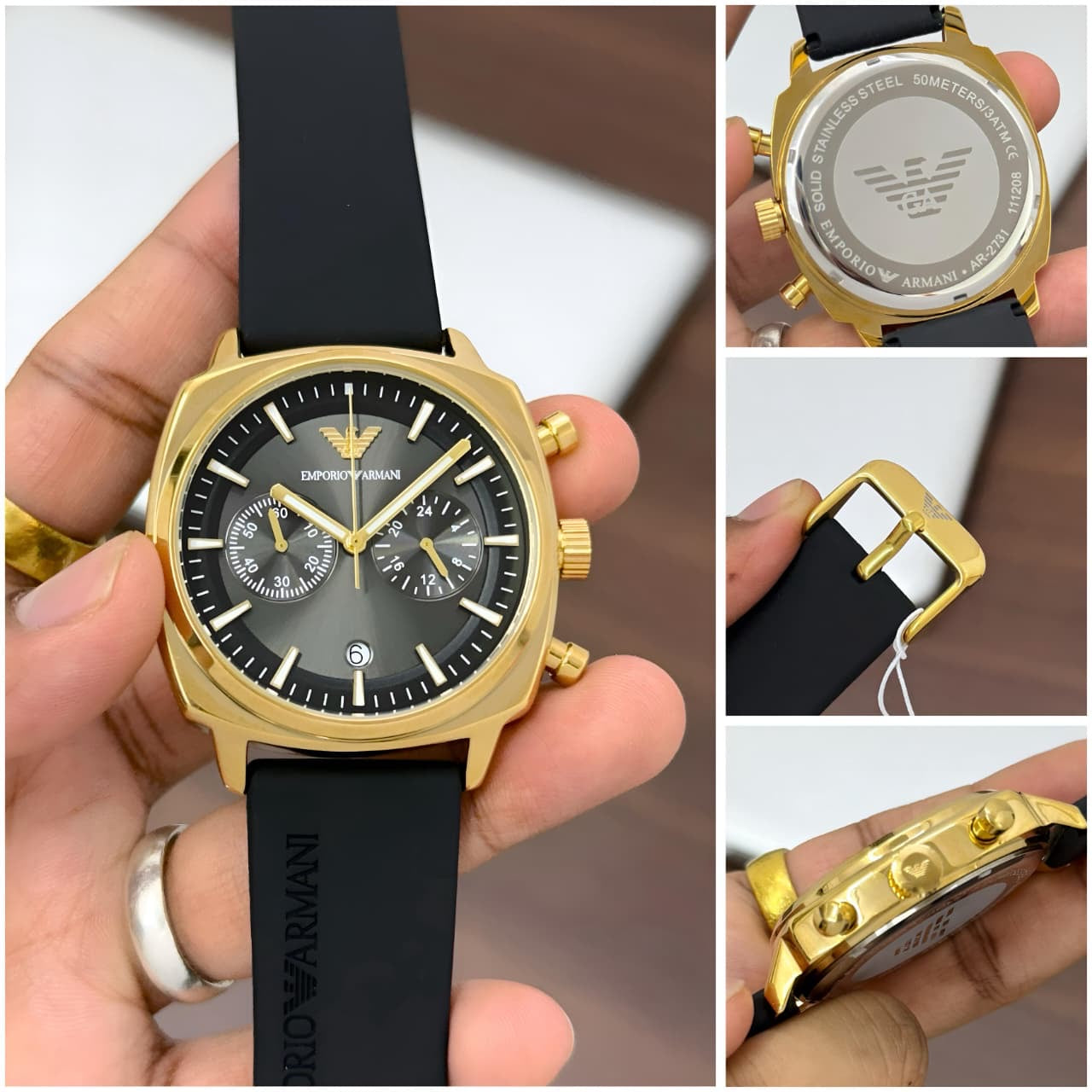 Gold Black Chronograph – inspired quality edition