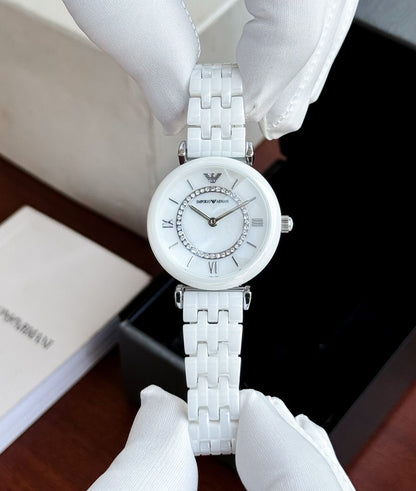 White Ceramic Women’s Timepiece