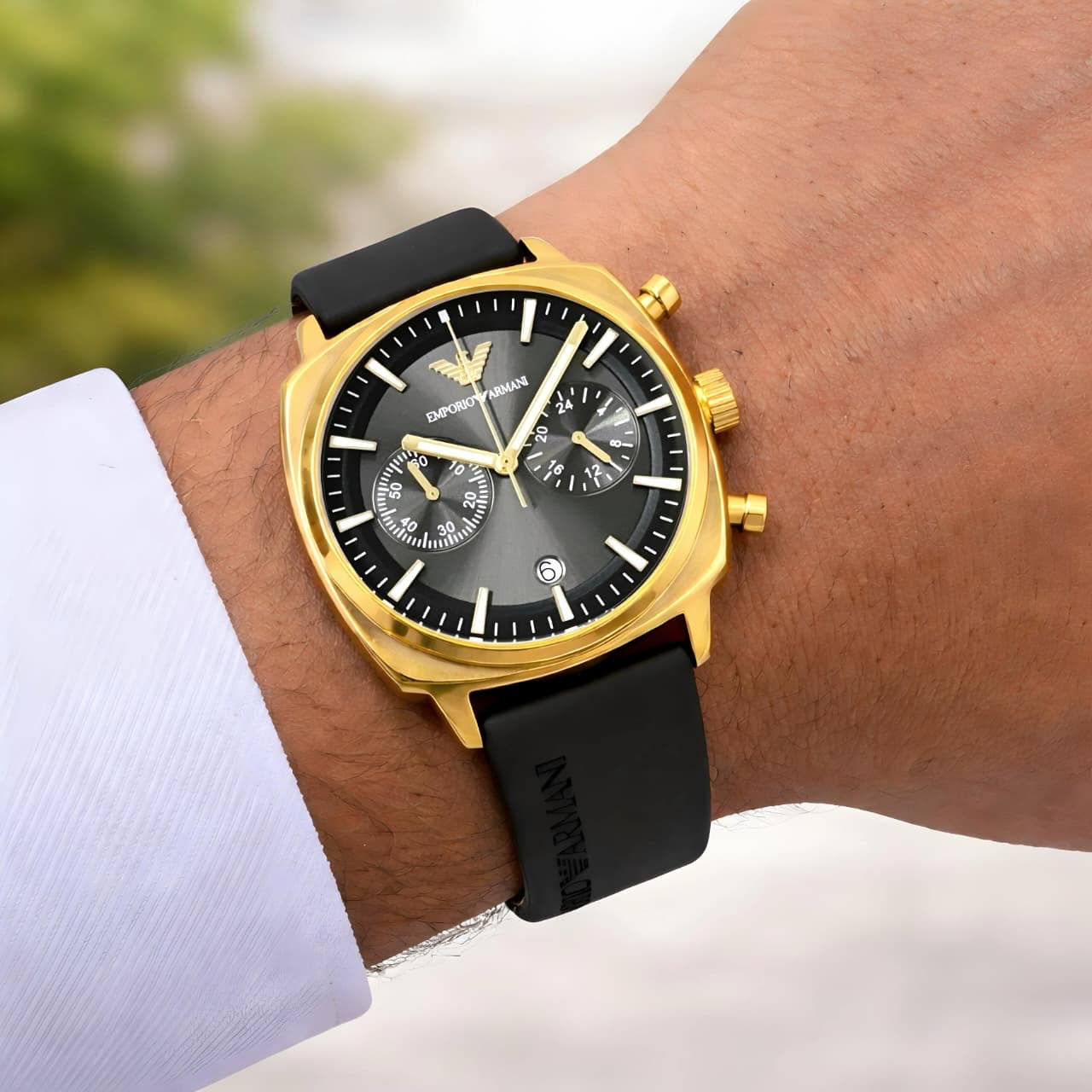 Gold Black Chronograph – inspired quality edition
