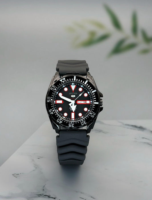 Premium Black Sports Style Analog Watch