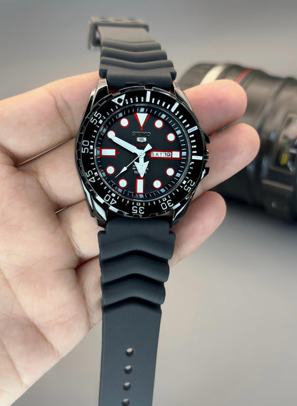 Premium Black Sports Style Analog Watch