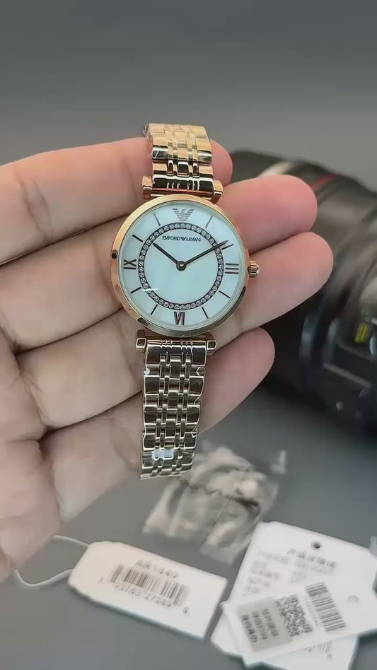 Luxury Ladies Watch – Premium 7A Quality | White Dial Edition