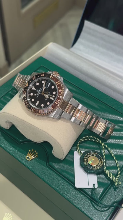 Ceramic Bezel & Steel Bracelet
Elevate your style with this premium GMT watch