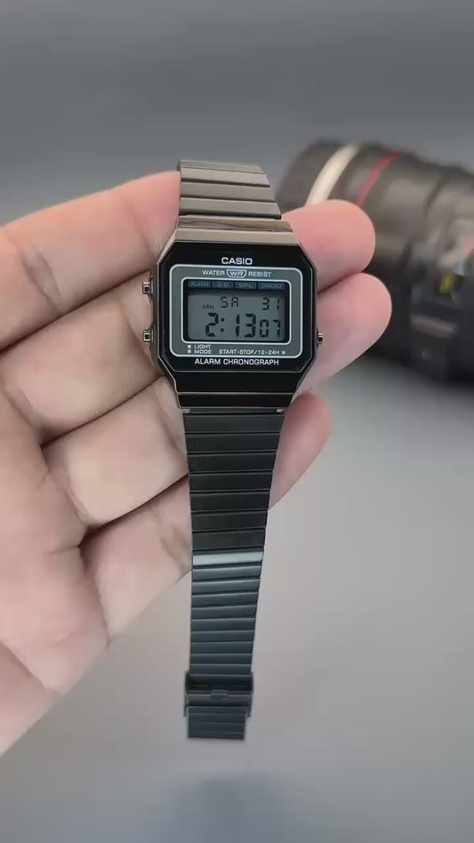 Vintage Unisex Watch - Black