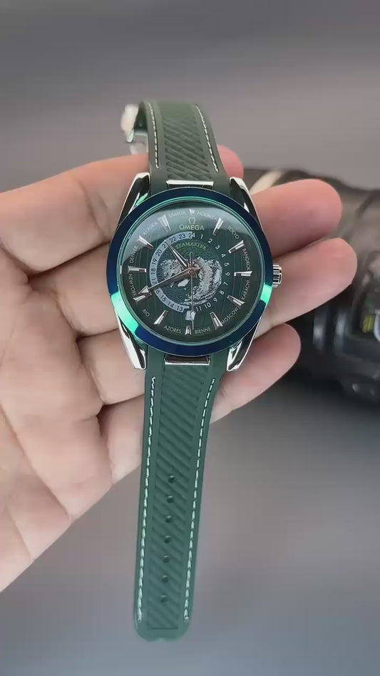 Premium watch with automatic Aqua Terra movement